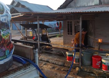 Hari Ke – 26,YR TIM Kolaborasi Terus Layani Permintaan Air Bersih Warga Pohuwato