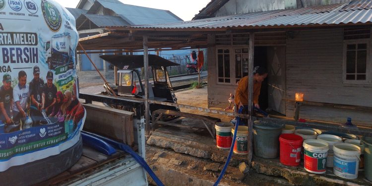 Hari Ke – 26,YR TIM Kolaborasi Terus Layani Permintaan Air Bersih Warga Pohuwato