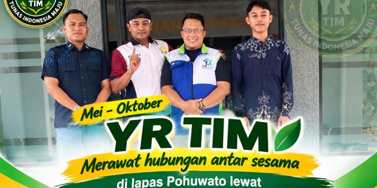 Sejak Mei Hingga Oktober,YR TIM Konsistensi Berbagi Dilapas Pohuwato