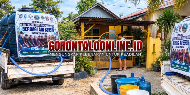 Genap Sebulan Distribusi Air Bersi,YR TIM Konsisten Layani Masyarakat