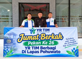 Pekan Ke-26,YR TIM Gelar Jumat Berkah di Lapas Pohuwato