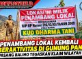 Penambang Lokal Kembali Beraktivitas di Gunung Pani, Pasang Baliho Tegaskan Klaim Wilayah